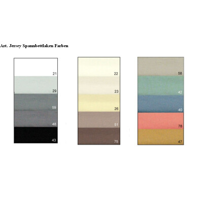 Jersey Spannbettlaken - Curt Bauer 150x200 cm-Fb. 22 natur