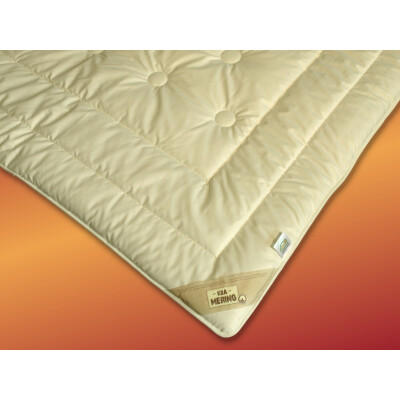 Merino Sommer Bettdecke - Leicht Steppbett - Garanta Merino KBA/KBT