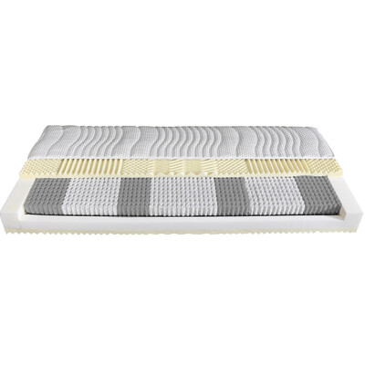 Tonnentaschenfederkern Matratze 24 cm - TTFK 7-Zonen - Malie Oasi Premio 2.000 T 300x200 cm-H3=fest