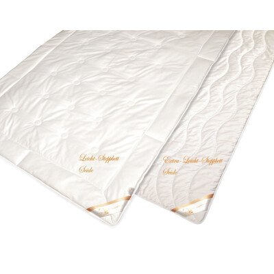 Seiden Silk-wash Sommer Bettdecke - Leicht Steppbett - Garanta Silk wash