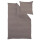Mako-Brokat-Satin Bettwäsche - Curt Bauer Bente 200x200 + 2x80x80 cm-0256 chocolate