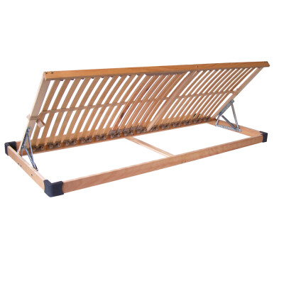 Lattenrost - aufklappbarer Rahmen starr - Bettenkiste Klappfix NV 80x200 cm, links