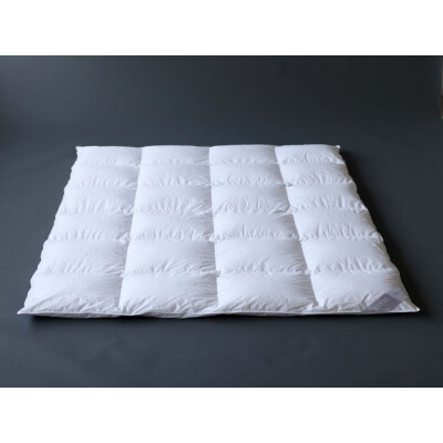 Daunen-Bettdecke - Extra-Warmes Kassettenbett - Winter Bettdecke - Verse Saphir weiß,155x220 cm