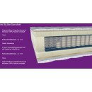 Tonnentaschenfederkern Matratze 22 cm - TTFK 5-Zonen - Malie Big Star 100x200 cm-H5=extra fest