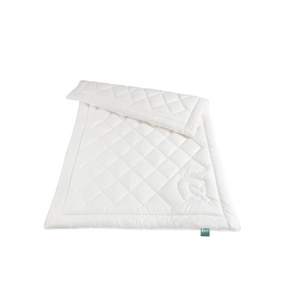 Cotton Duo-Leicht-Steppbett Ganzjahresdecke aus 100% kbA Baumwolle Bett-Decke 